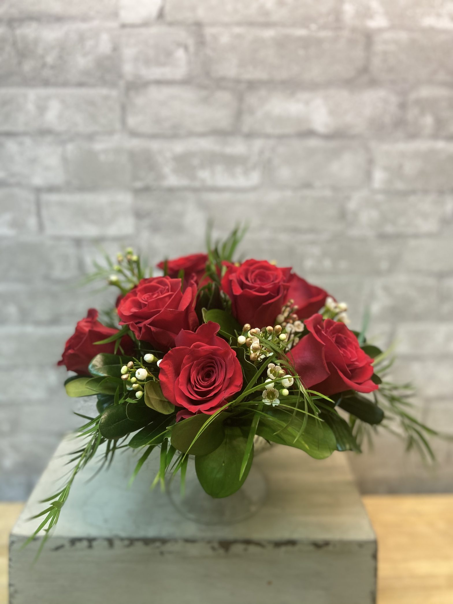 Red Rose Centerpiece